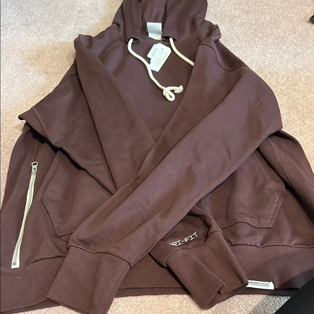 Brown Nike Standard Issue Dri-FIT Hoodie